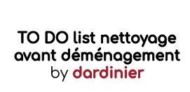 TO DO liste nettoyage avant déménagement