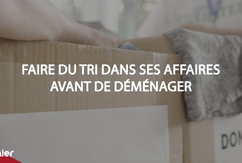 Trier avant de déménager : pensez aux dons